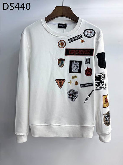 DSQ Sweater Sweatshirt  2 Color 's Badge