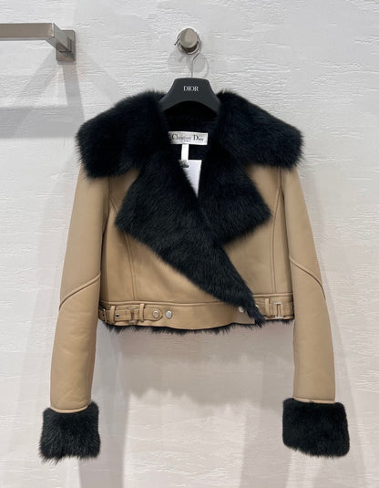 CHD Shearling   Leather Jacket Woman