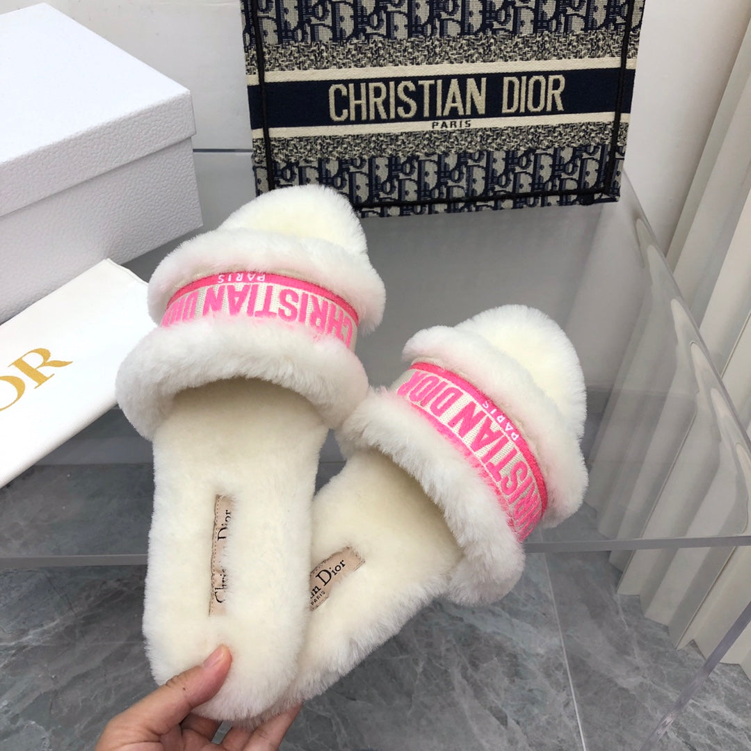 CHD Chez Moi Slippers Fur  3 Color 's