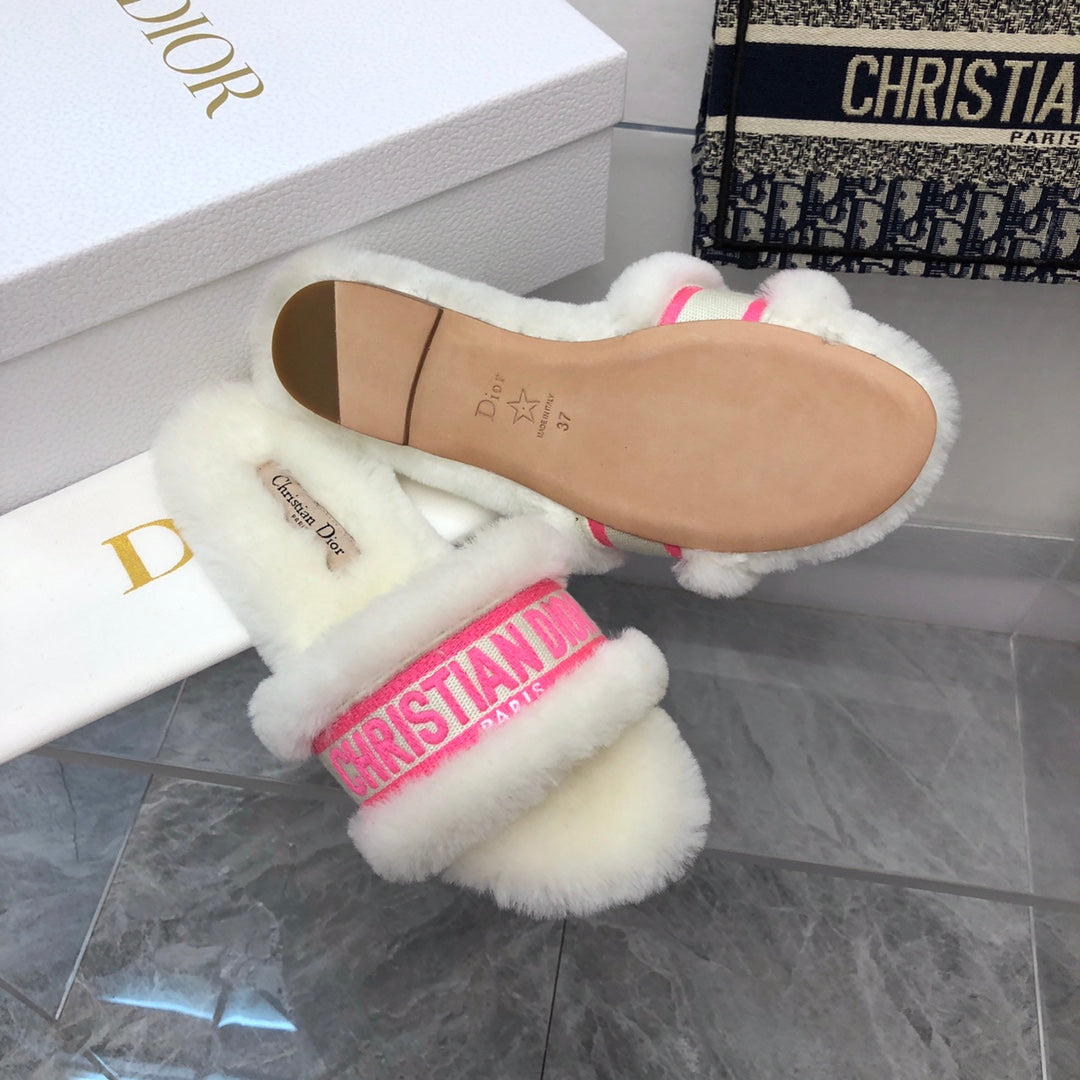 CHD Chez Moi Slippers Fur  3 Color 's
