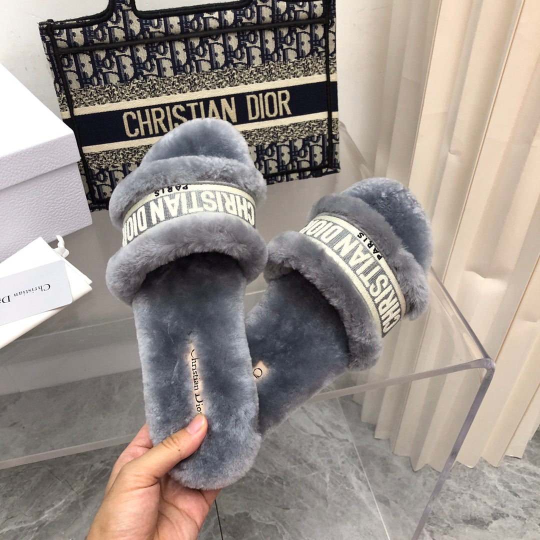 CHD Chez Moi Slippers Fur  3 Color 's