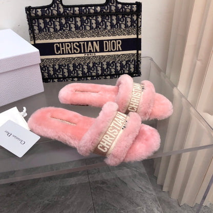 CHD Chez Moi Slippers Fur  3 Color 's