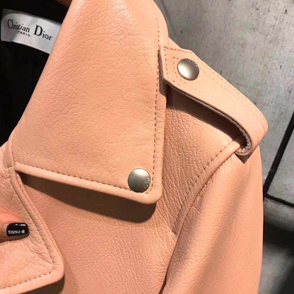 CHD Leather Jacket Pink
