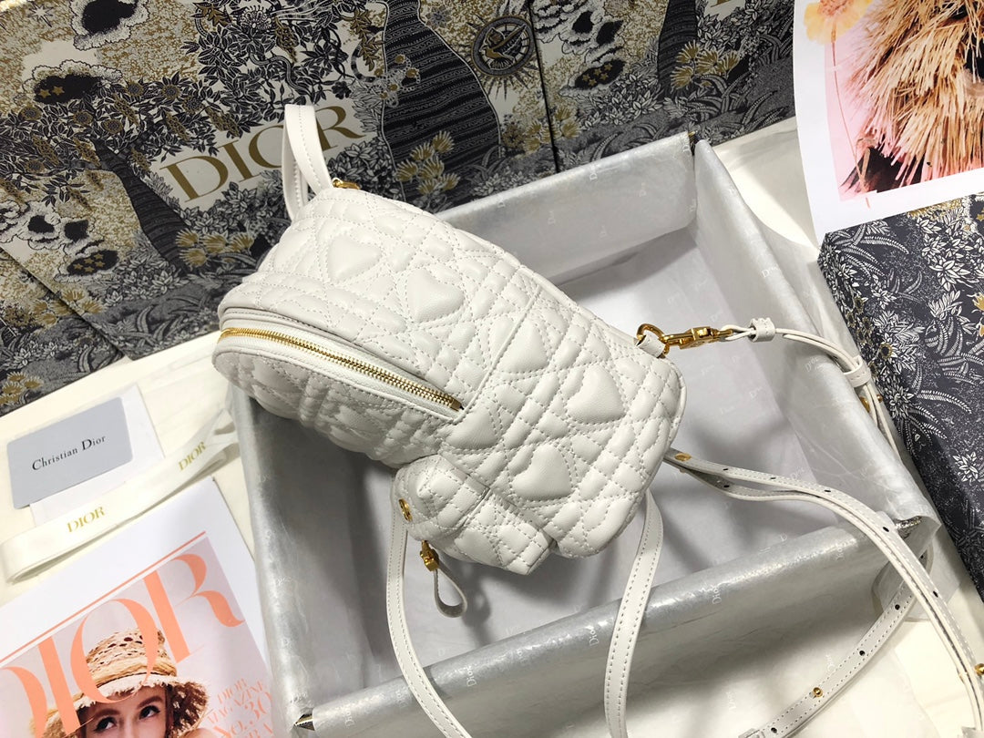 CHD Backpack Small White Amour