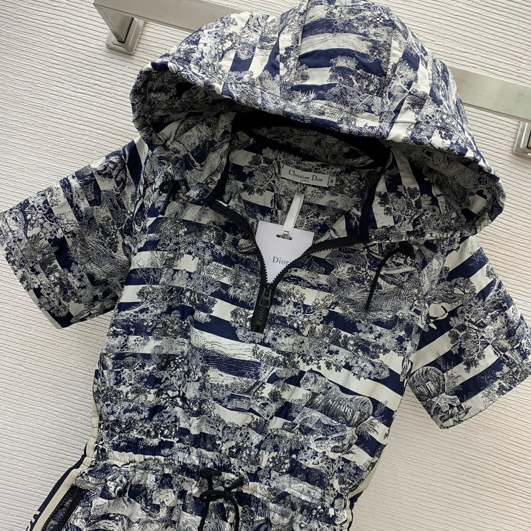 CHD Short Dress Hooded