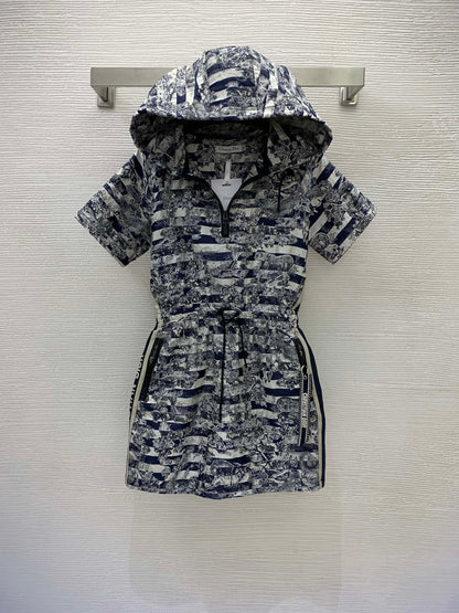 CHD Short Dress Hooded