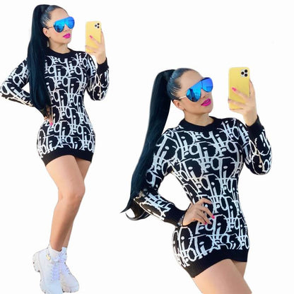 CHD Short Dress  Bodycon Club 2 Color s
