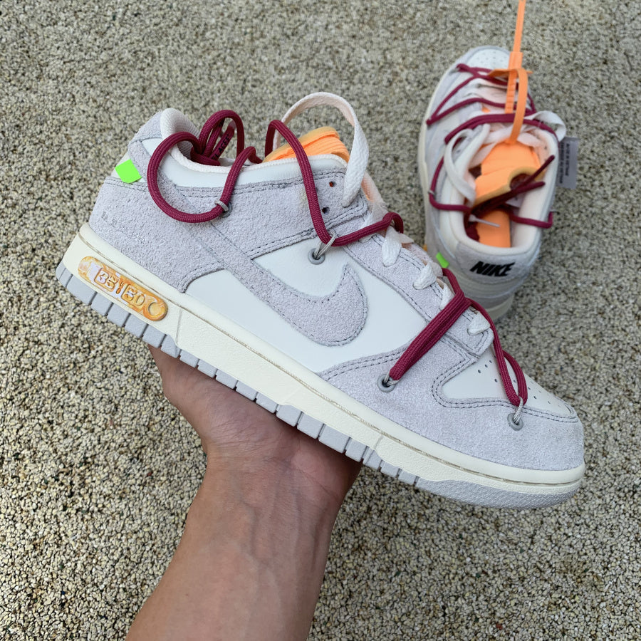 N*ke  Sneakers  Dunk Low OFF WITE Lot 50