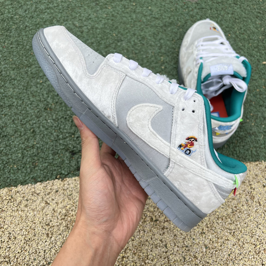 N*ke Sneakers Dunk Low - ice and snow   46
