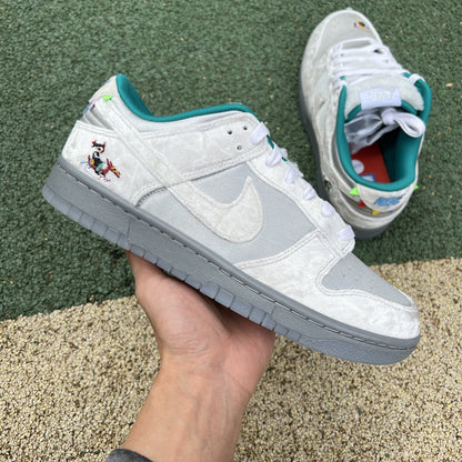 N*ke Sneakers Dunk Low - ice and snow   46