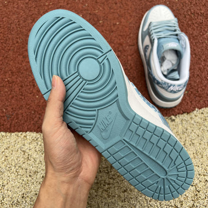 N*ke Sneakers DUNK BULE  PAISLEY   46