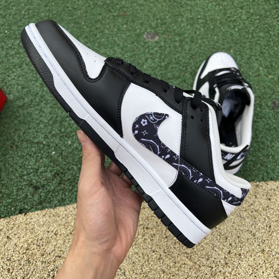 N*ke Sneakers Dunk Low retro White  Cashew Black 46