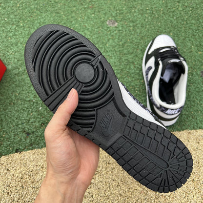 N*ke Sneakers Dunk Low retro White  Cashew Black 46
