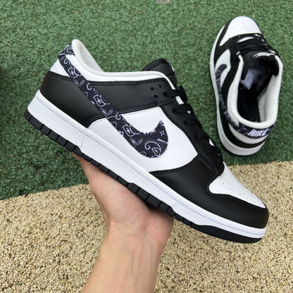 N*ke Sneakers Dunk Low retro White  Cashew Black 46