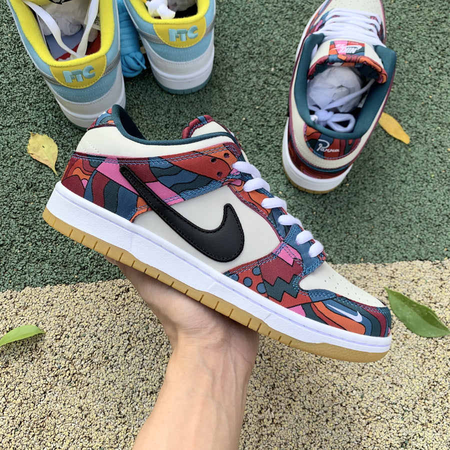 N*KE  Parra SB Dunk Low- Sneakers