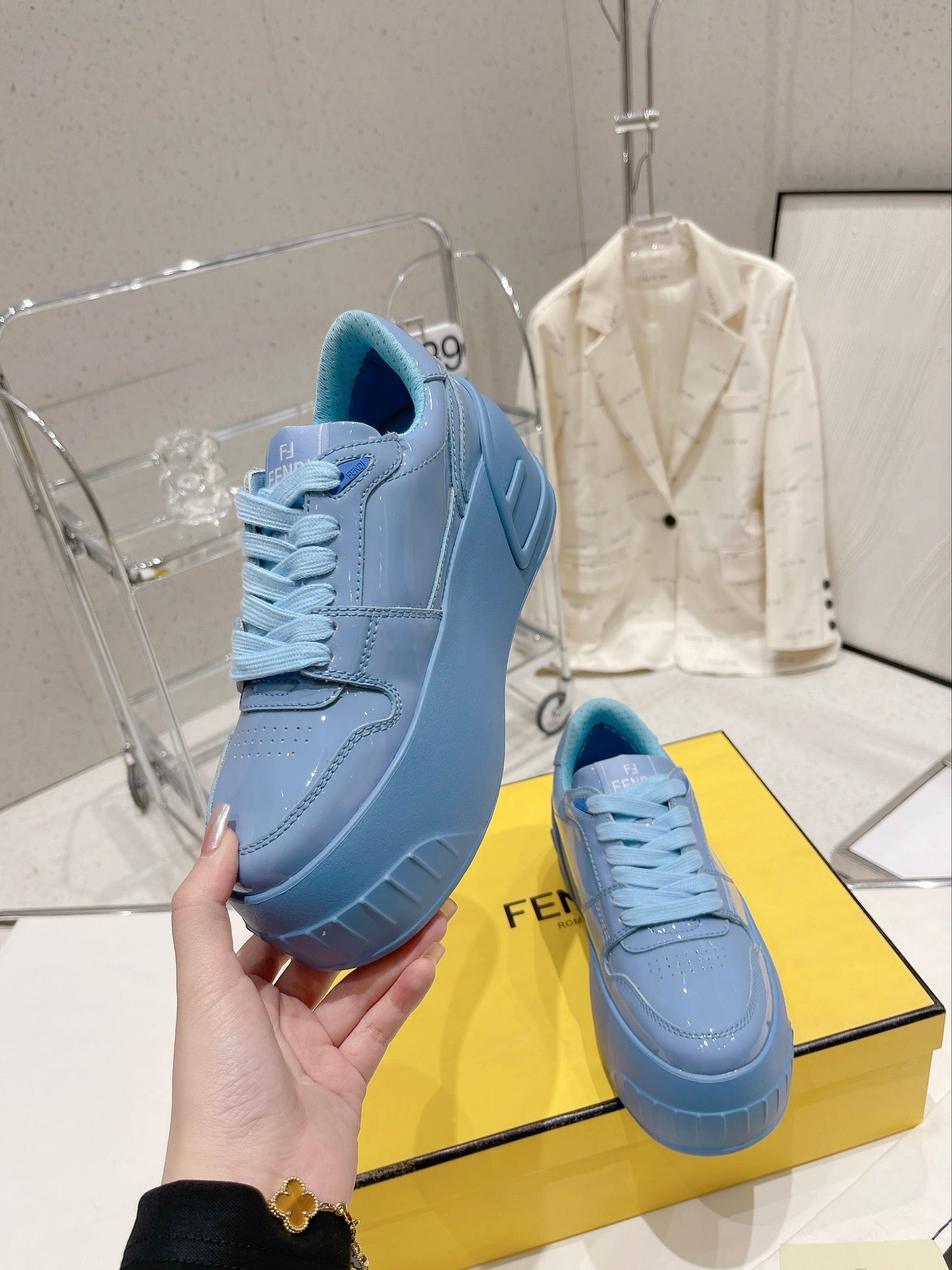 FEN  Sneakers Low  2 Color 's WEDGE