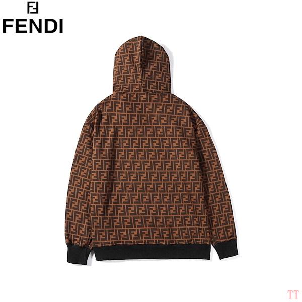 Fen  Hoodie Sweater Brown