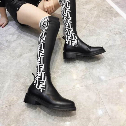 Fen Boots Tall Logo Over Knee