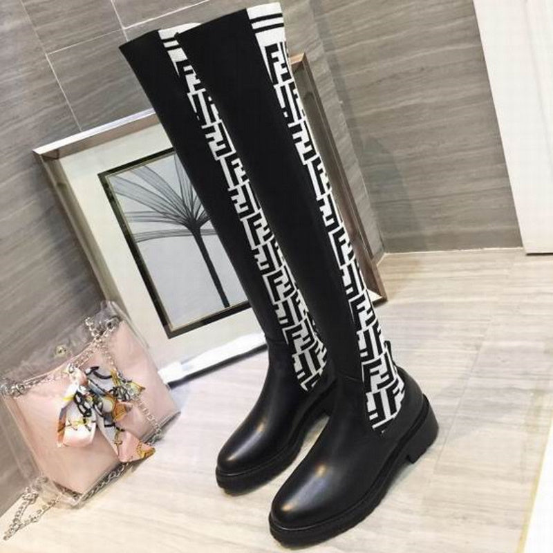 Fen Boots Tall Logo Over Knee