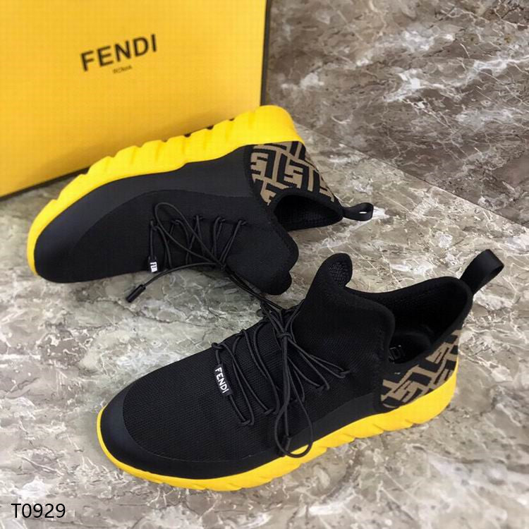 Fen Sneakers Black Yellow