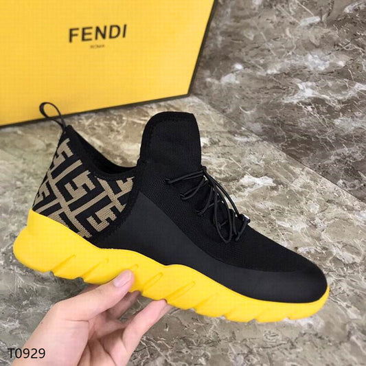 Fen Sneakers Black Yellow
