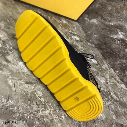 Fen Sneakers Black Yellow