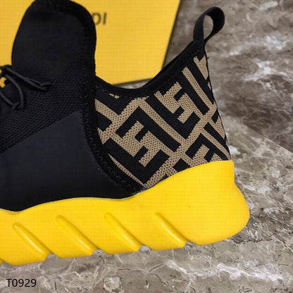 Fen Sneakers Black Yellow