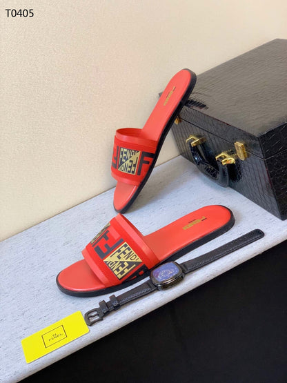 Fen Slippers Red