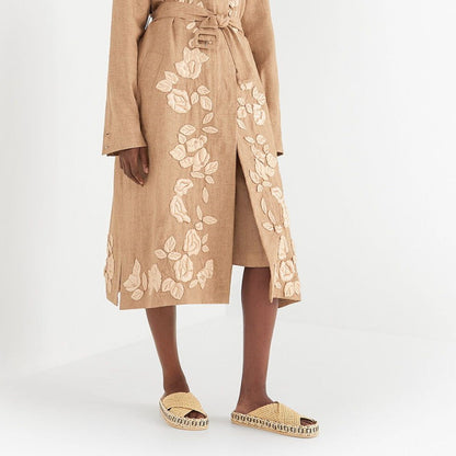 FEN Reflection Raffia Slippers