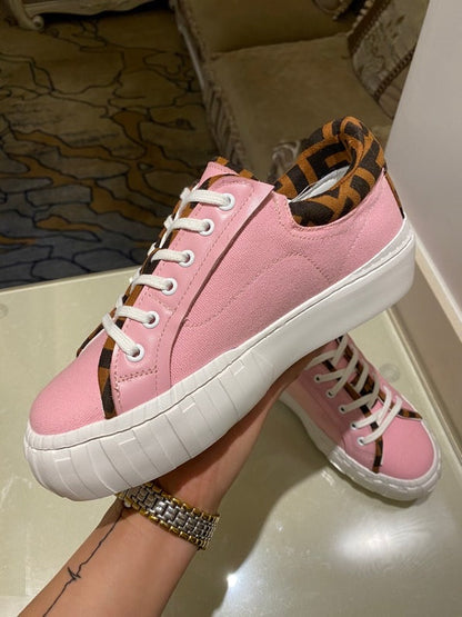 FEN  Sneakers Orange and Pink