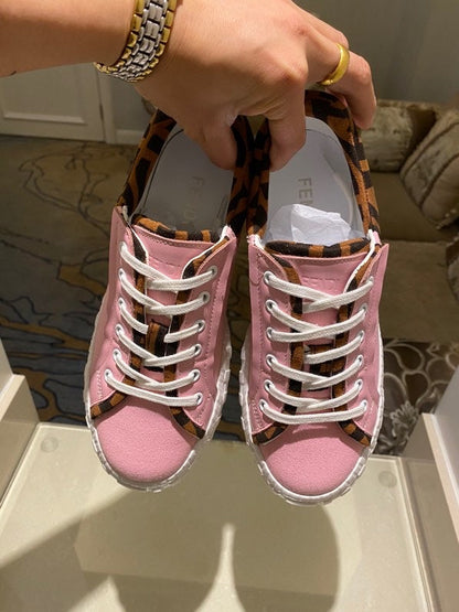 FEN  Sneakers Orange and Pink