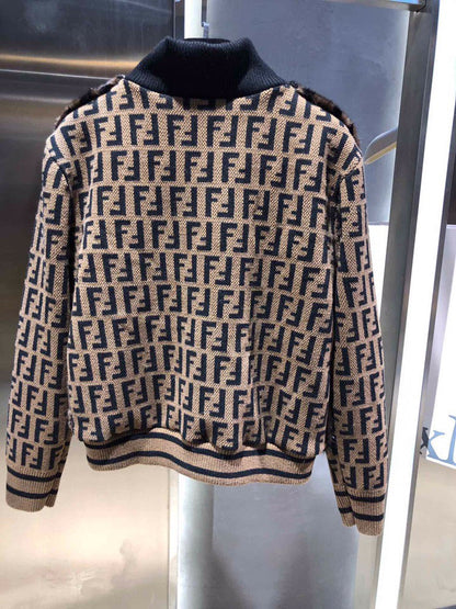 FEN mink Jacket Monogram