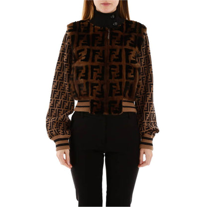 FEN mink Jacket Monogram