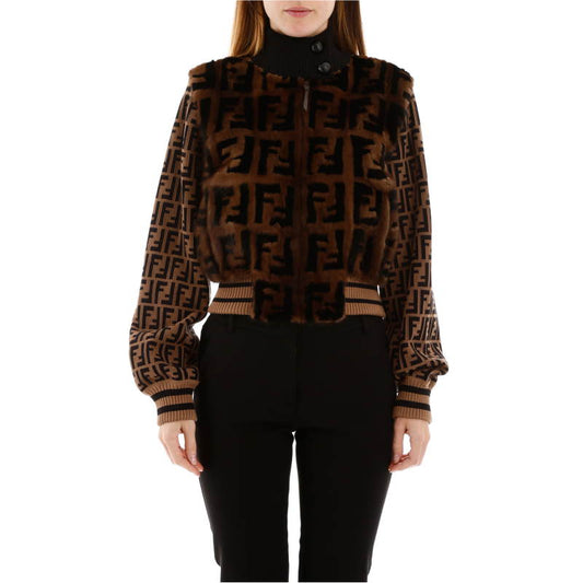 FEN mink Jacket Monogram