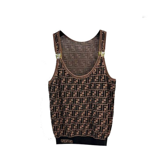 FEN Sweater Woman knitted Sleeveless
