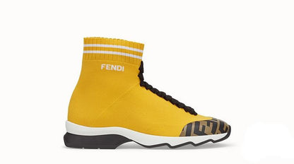 Fen Trainer Sock  Sneakers  Yellow