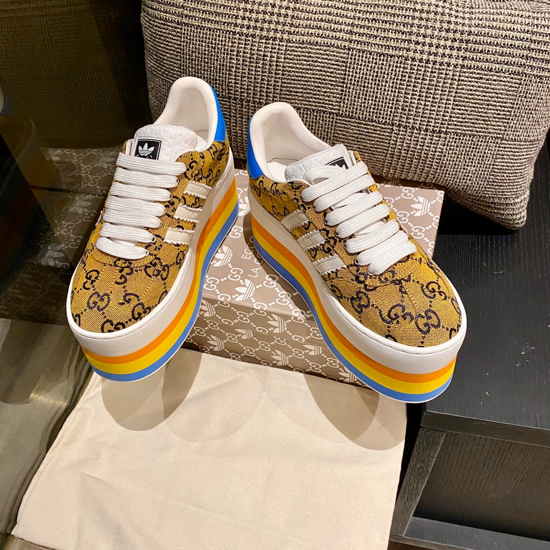 GU  x ADID*S  Sneakers  Wedge Platform Gazelle