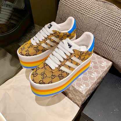 GU  x ADID*S  Sneakers  Wedge Platform Gazelle