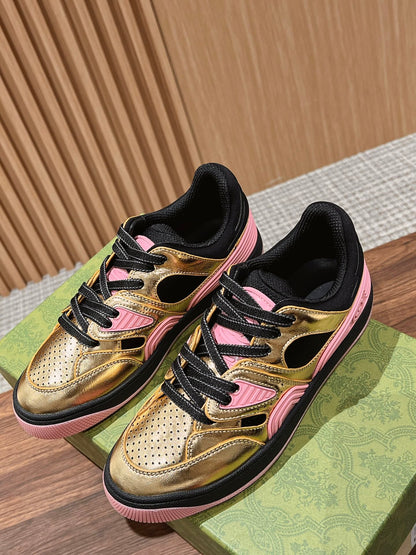 GU Sneakers Runner Gold