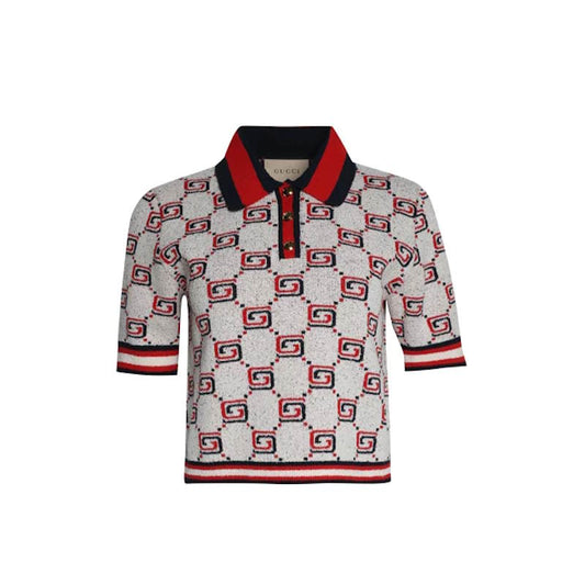 GU T-Shirt  Woman knitted Polo