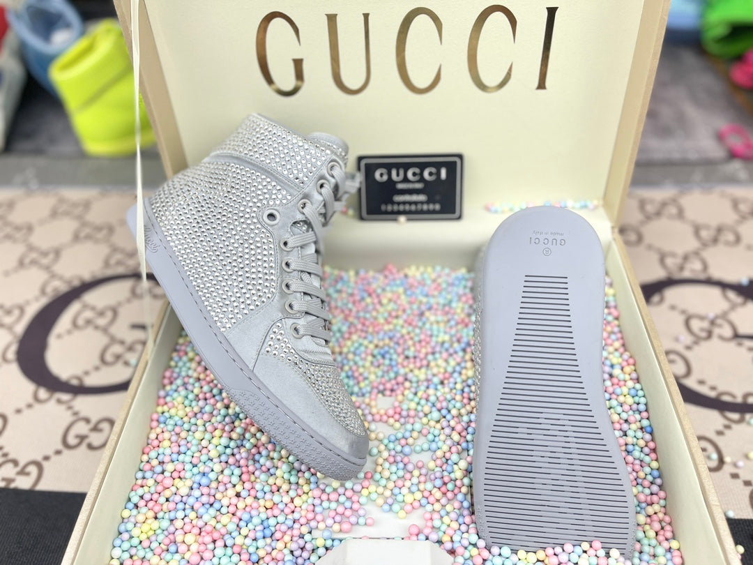 GU  Sneakers 5 Color 's Stones  Rhinestone