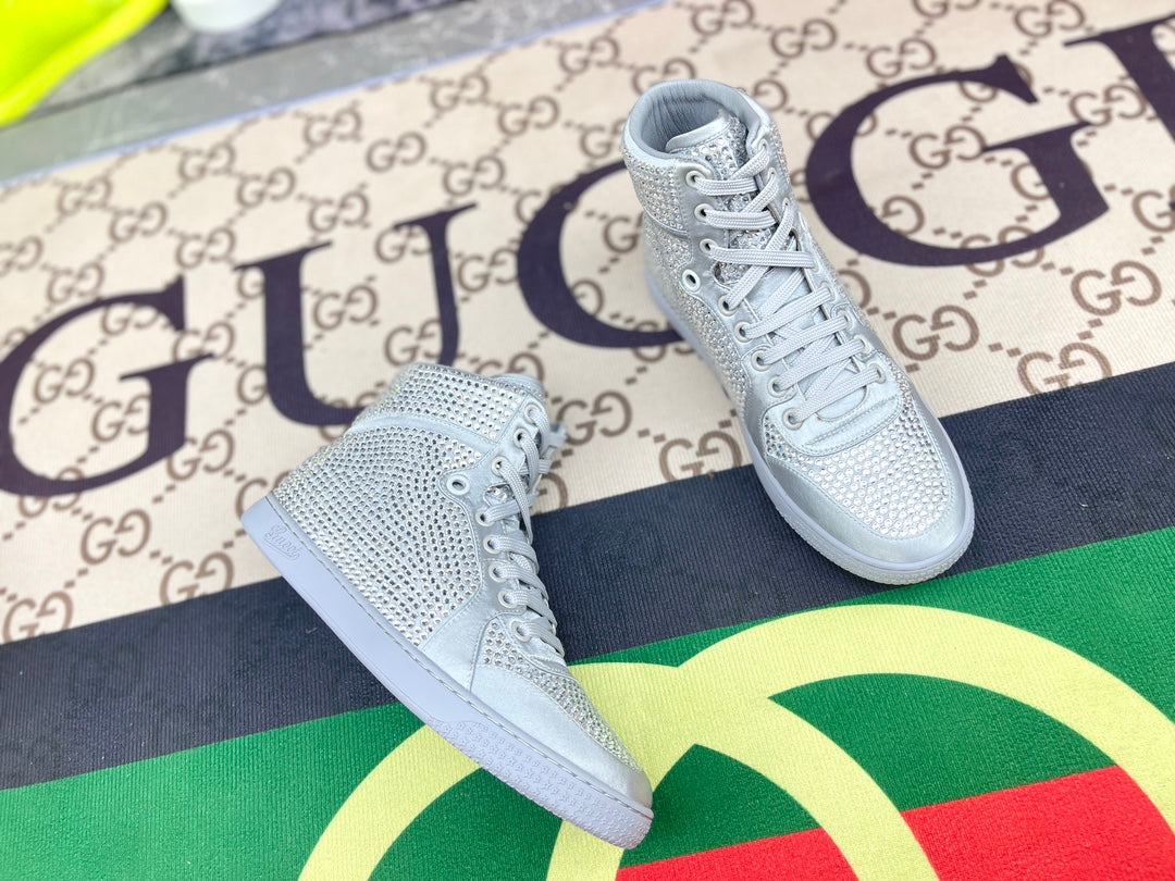 GU  Sneakers 5 Color 's Stones  Rhinestone