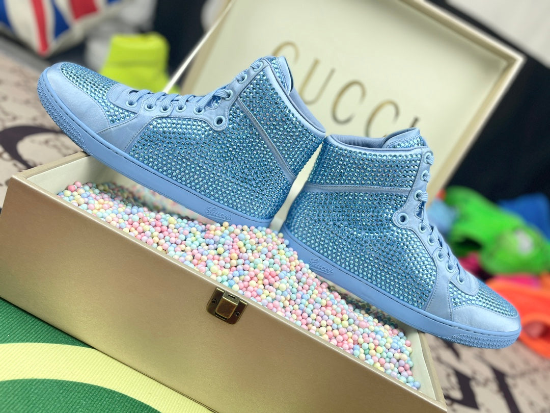 GU  Sneakers 5 Color 's Stones  Rhinestone