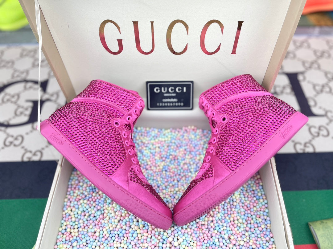 GU  Sneakers 5 Color 's Stones  Rhinestone