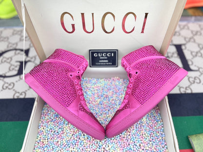 GU  Sneakers 5 Color 's Stones  Rhinestone