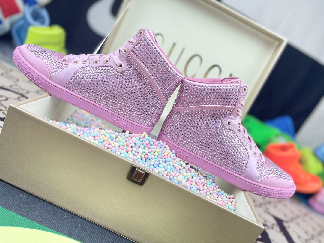 GU  Sneakers 5 Color 's Stones  Rhinestone