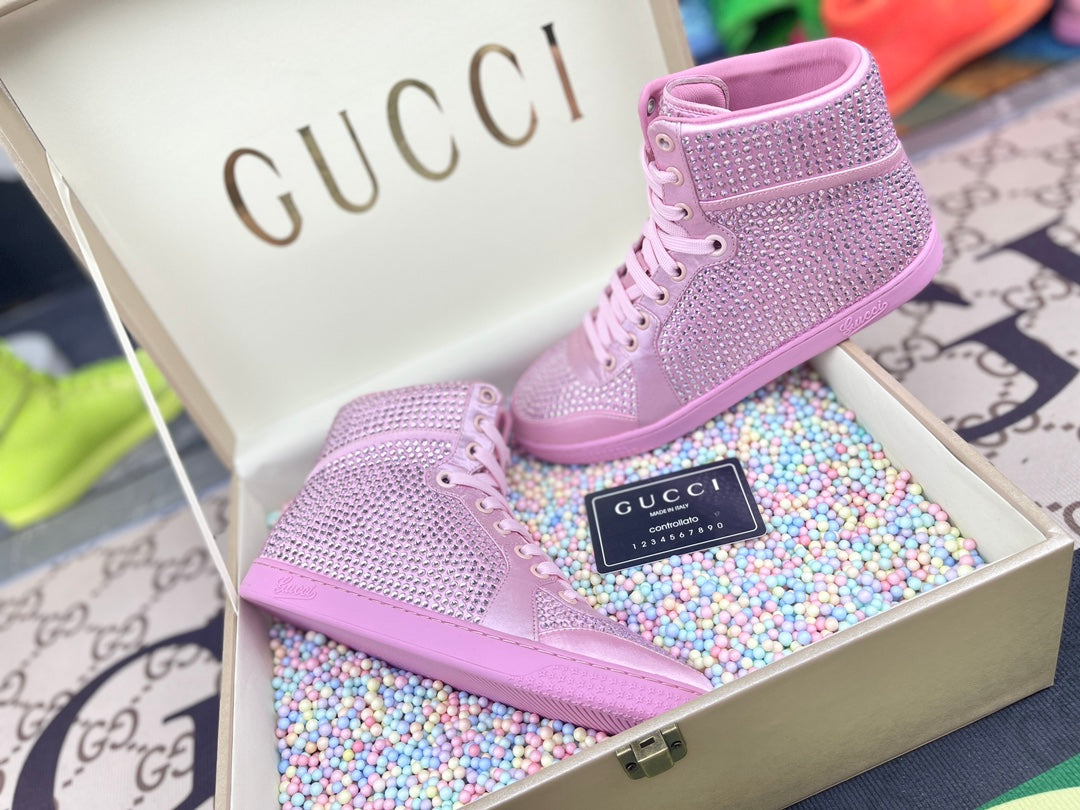 GU  Sneakers 5 Color 's Stones  Rhinestone