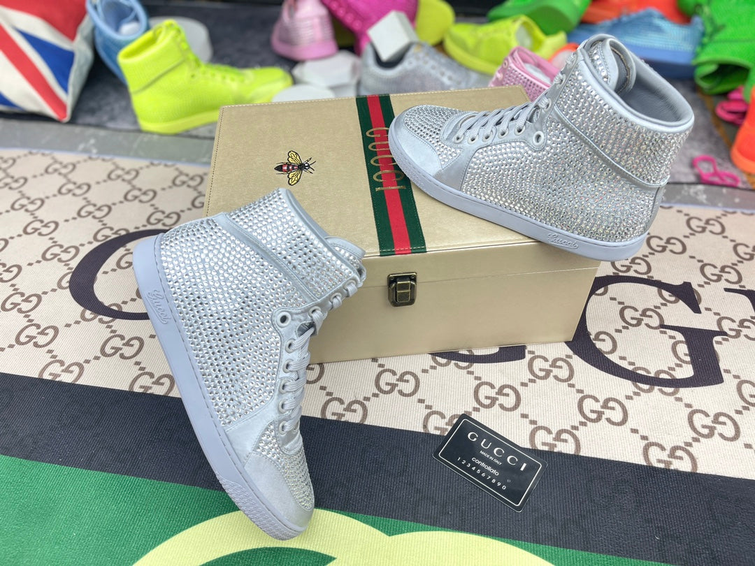 GU  Sneakers 5 Color 's Stones  Rhinestone