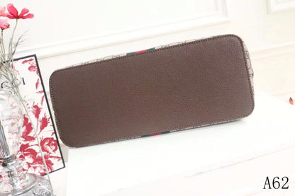 GU Ophid Leather Canvas Bag Big