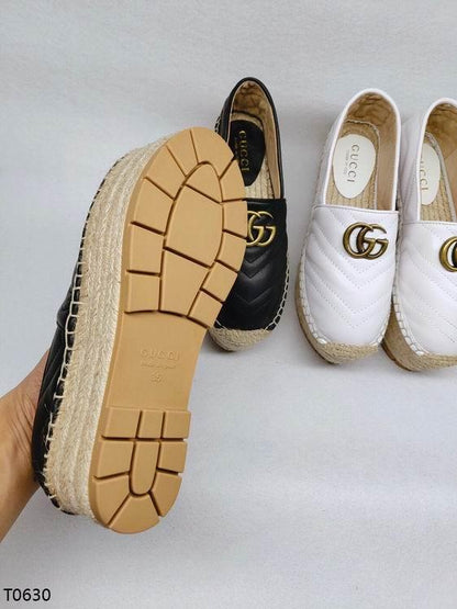GU Shoes Wedge Loafer 3 Colors